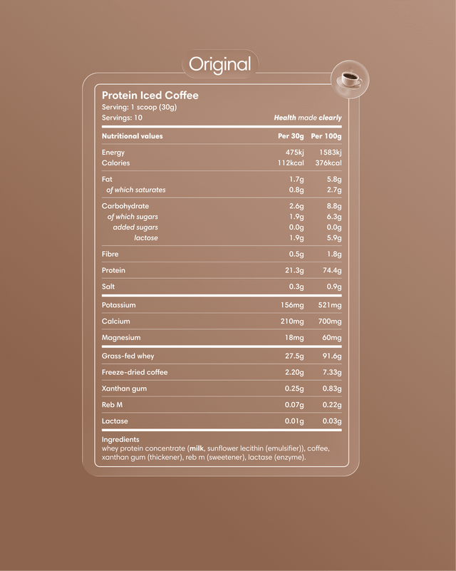 Caffè freddo proteico