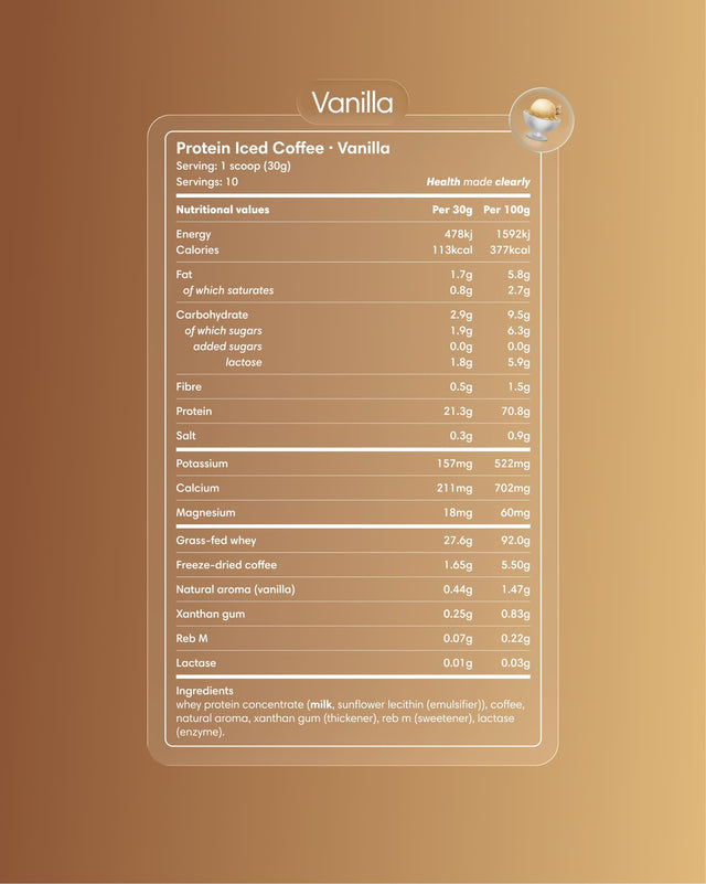 Caffè freddo proteico