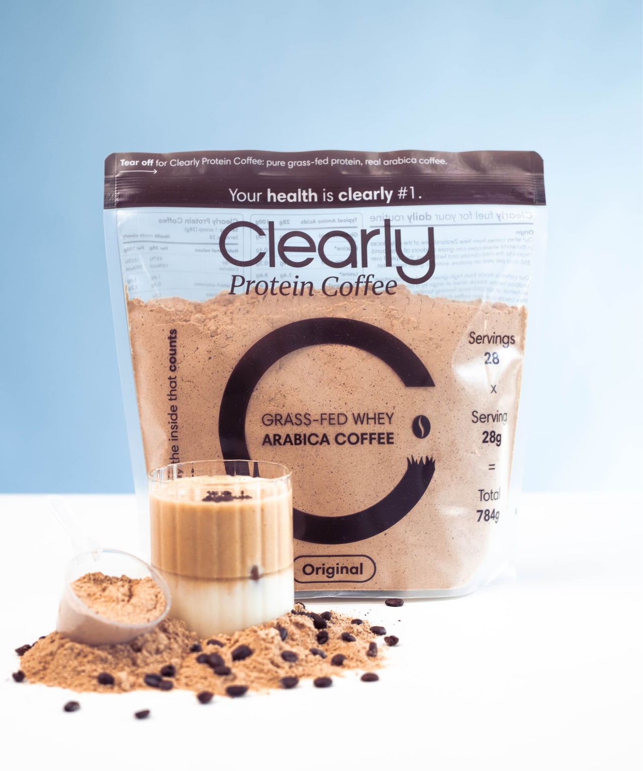 Caffè freddo proteico
