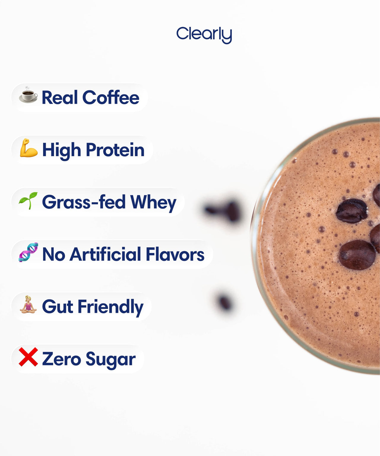 Caffè freddo proteico