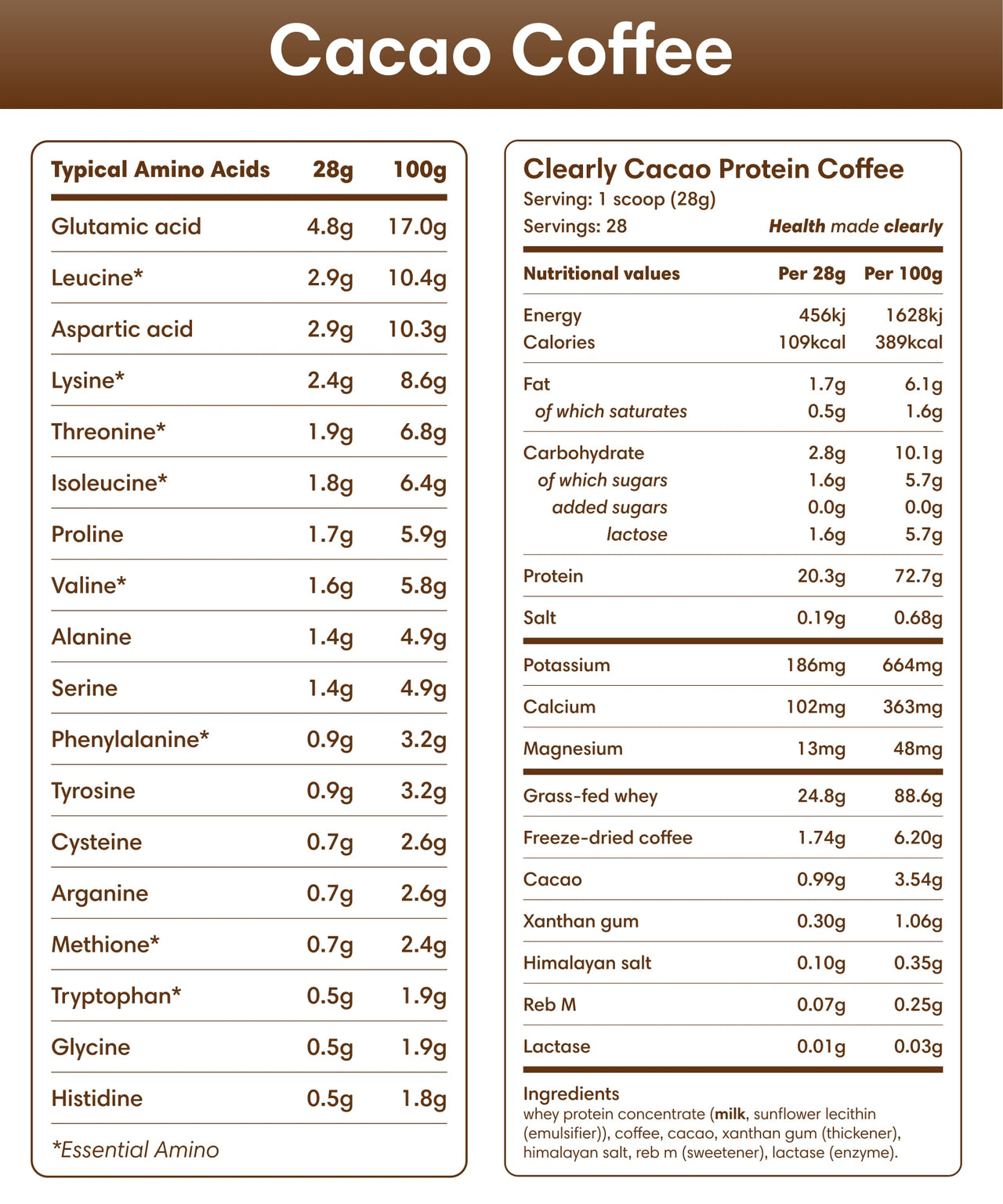 Caffè freddo proteico