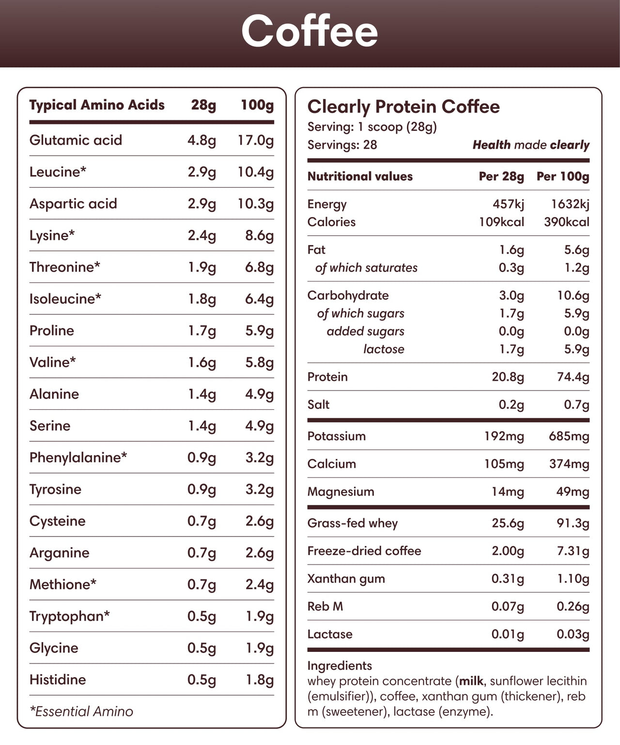 Caffè freddo proteico