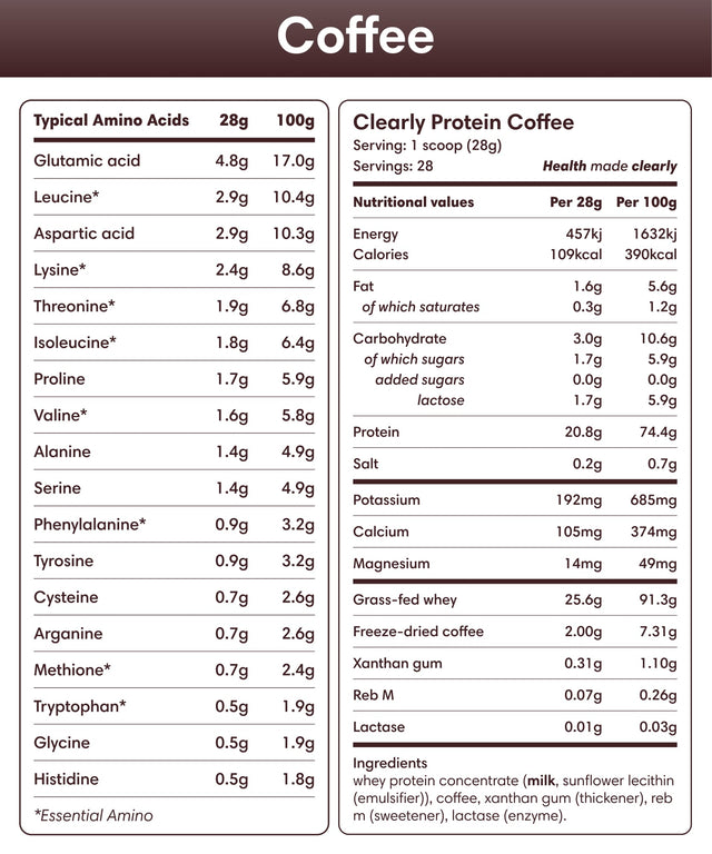 Caffè freddo proteico