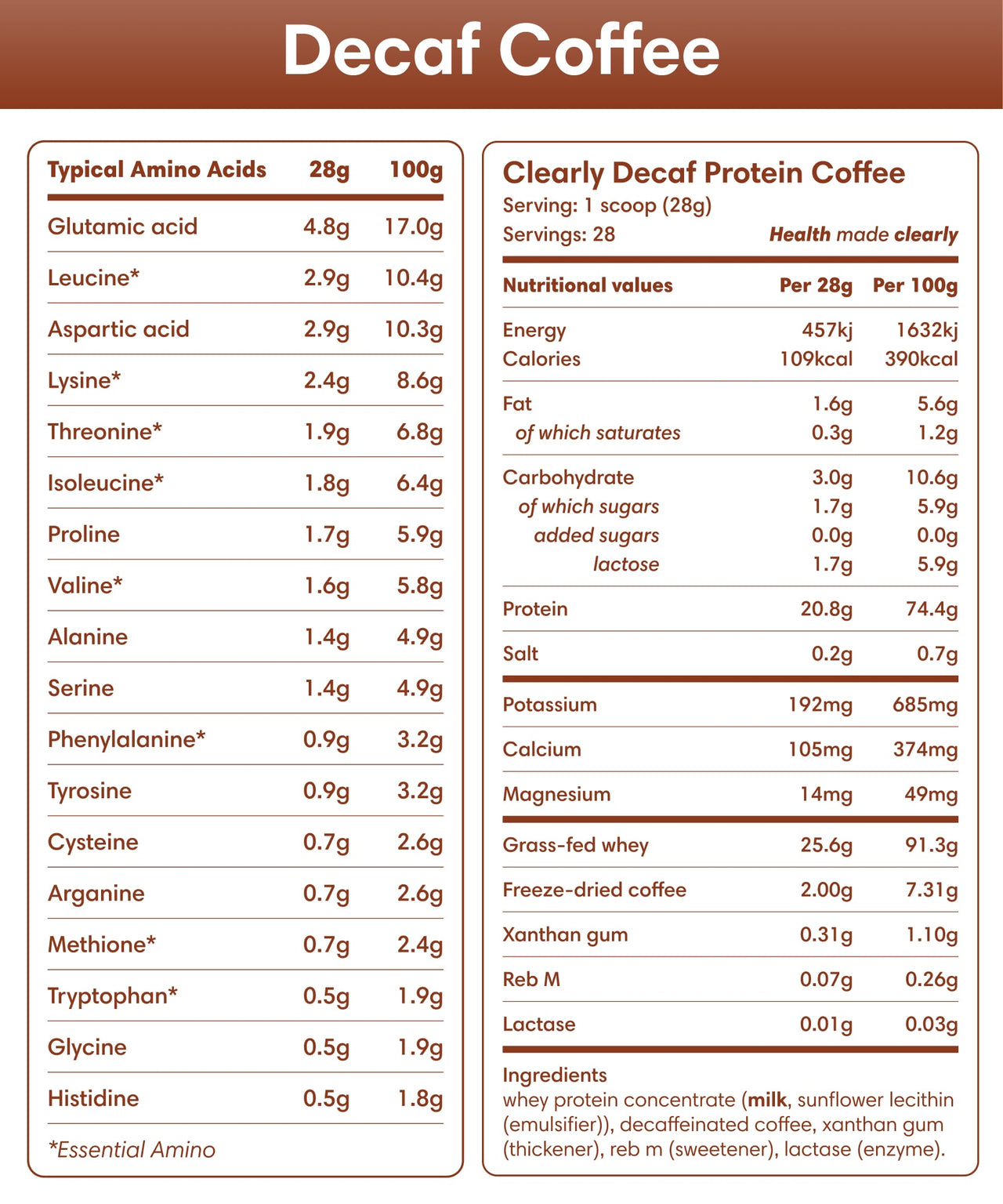 Caffè freddo proteico