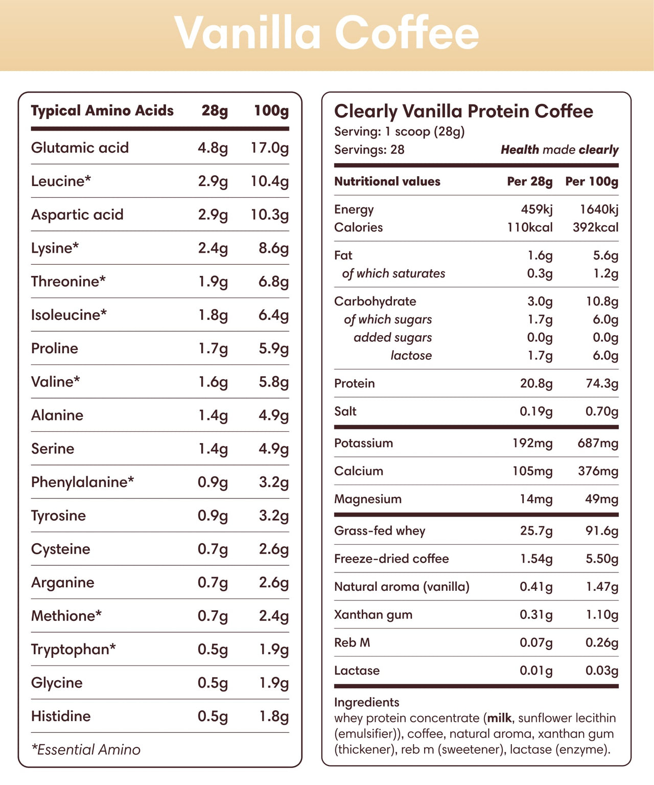 Caffè freddo proteico